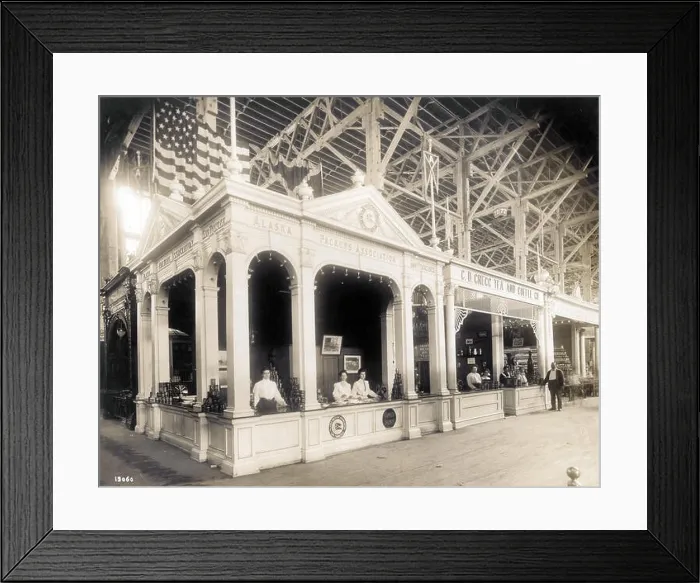 Framed Print : 108 Alaska Packers Association booth in the Palace of Agriculture at the 1904 World's Fair Framed Print : 108 Alaska Packers Association booth in the Palace of Agriculture at the 1904 World's Fair