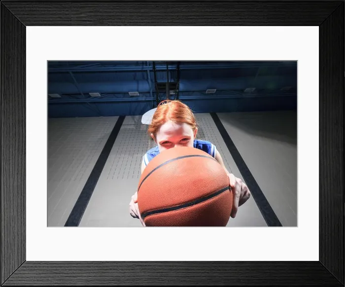 Framed Print : teenager basketball player play his favorite sport Framed Print : teenager basketball player play his favorite sport