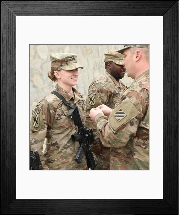Framed Print : Georgia Army National Guardsman, Sgt Framed Print : Georgia Army National Guardsman, Sgt
