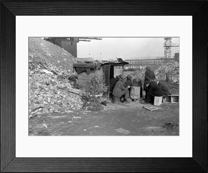 Framed Print : NYC, Unemployed Christmas Tree, 1938 Framed Print : NYC, Unemployed Christmas Tree, 1938
