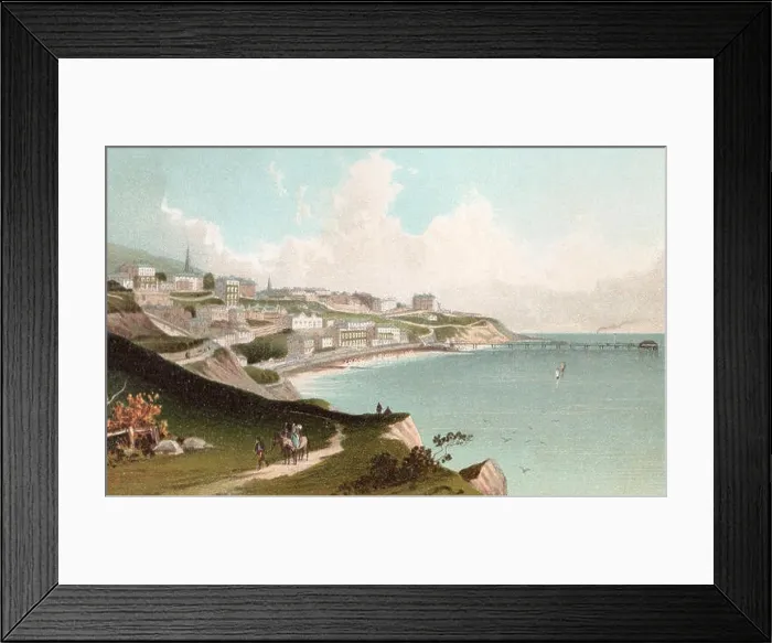 Framed Print : Ventnor, Isle of Wight, Victorian illustration Framed Print : Ventnor, Isle of Wight, Victorian illustration