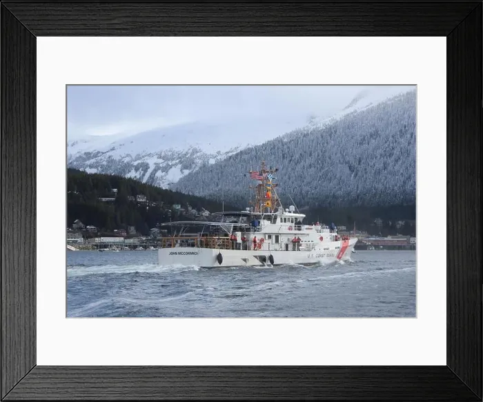 Framed Print : The Coast Guard Cutter John McCormick (WPC 1121) Framed Print : The Coast Guard Cutter John McCormick (WPC 1121)