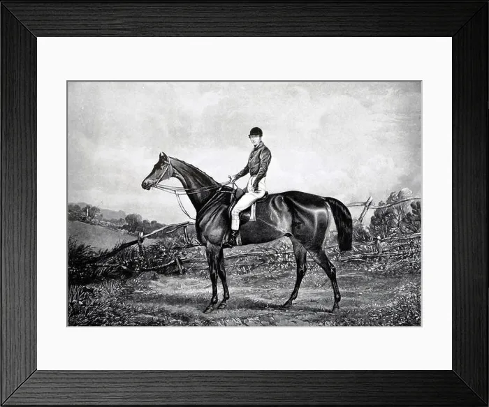Framed Print : LOTTERY. Winner of the First Grand National in 1839 from the book Heroes Framed Print : LOTTERY. Winner of the First Grand National in 1839 from the book Heroes