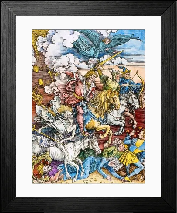 Framed Print : PREDICTIONS AND PROPHECY The Four Horsemen of the Apocalypse Framed Print : PREDICTIONS AND PROPHECY The Four Horsemen of the Apocalypse