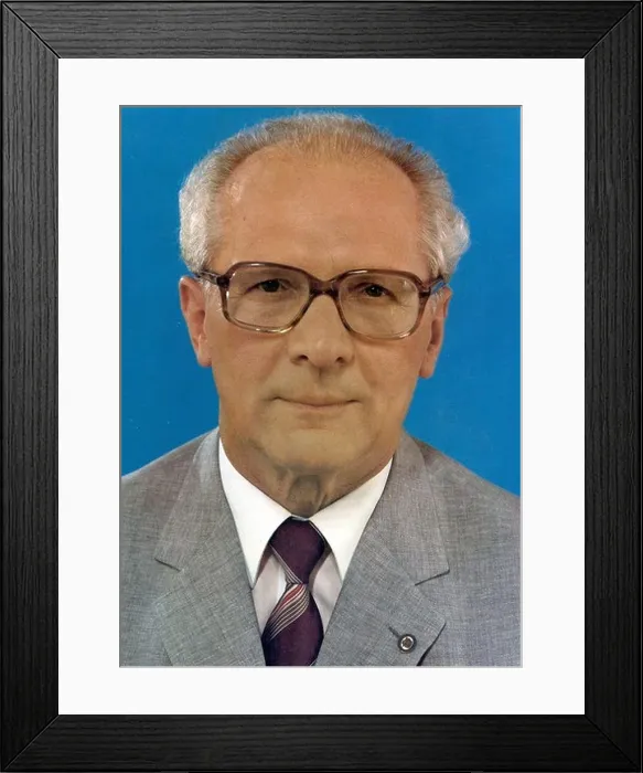 Framed Print : Erich Honecker 1912 – 1994 Framed Print : Erich Honecker 1912 – 1994