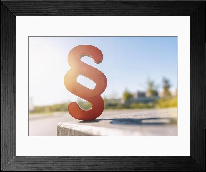 Framed Print : paragraph sign with sunlight as a symbol for idea of law and justice Framed Print : paragraph sign with sunlight as a symbol for idea of law and justice
