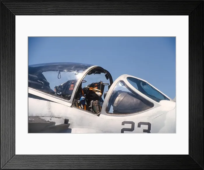 Framed Print : Grumman A-6 cockpit Framed Print : Grumman A-6 cockpit