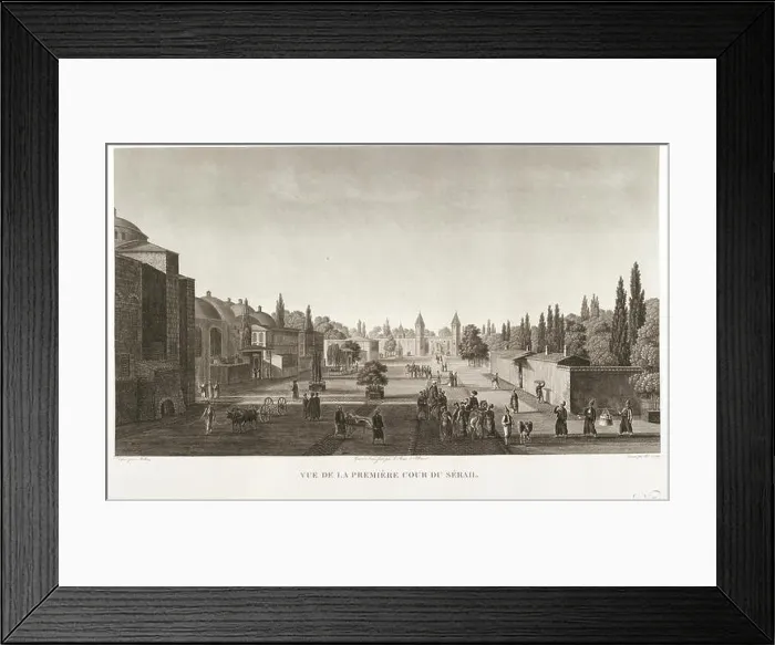 Framed Print : Voyage pittoresque de Constantinople et des rives du Bosphore, Melling, Antoine Ignace, 1763-1831, 1819 Framed Print : Voyage pittoresque de Constantinople et des rives du Bosphore, Melling, Antoine Ignace, 1763-1831, 1819