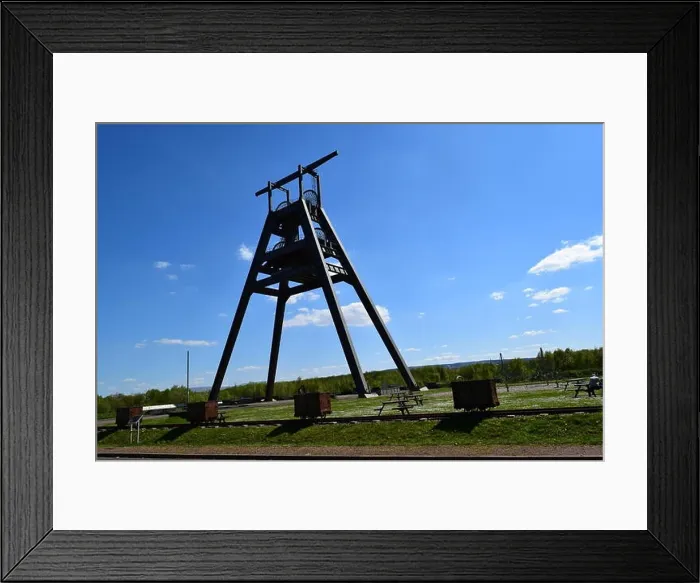 Framed Print : Barony A-frame and wagons Framed Print : Barony A-frame and wagons