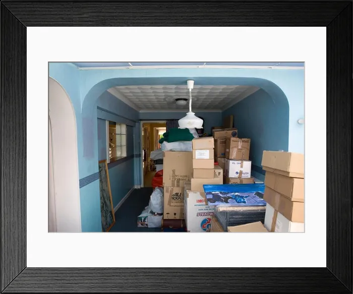 Framed Print : A room full of cardboard boxes Framed Print : A room full of cardboard boxes