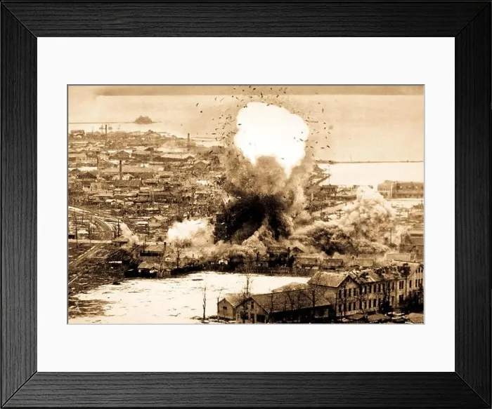 Framed Print : Supply warehouses Framed Print : Supply warehouses