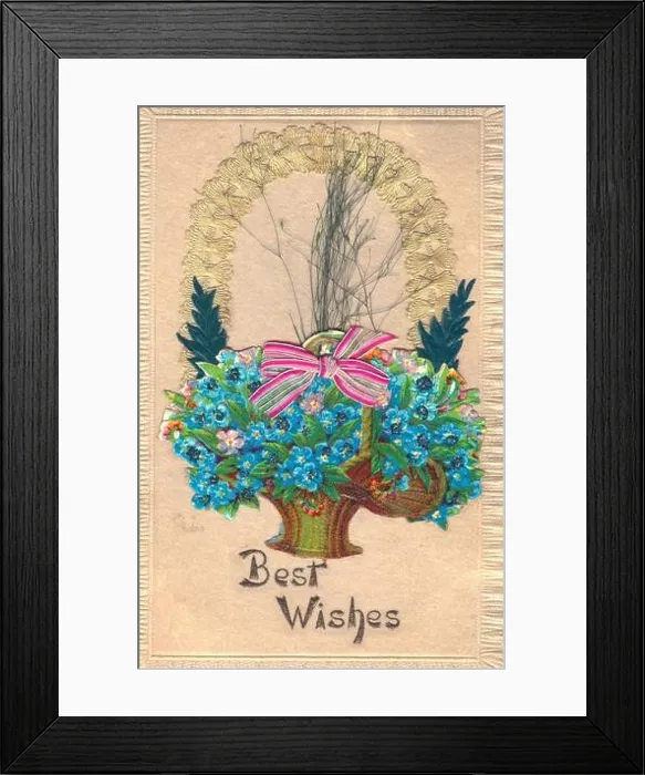 Framed Print : Best Wishes or Easter greeting card Framed Print : Best Wishes or Easter greeting card