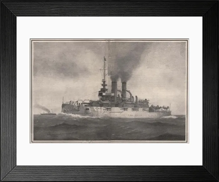 Framed Print : New Battleships Idaho and Mississippi Framed Print : New Battleships Idaho and Mississippi