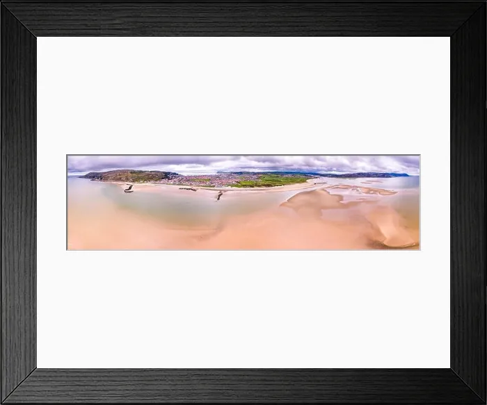 Framed Print : Aerial view of Llandudno, Wales - United Kingdom