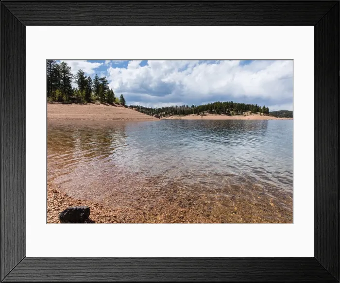 Framed Print : Rampart Reservoir, Pike National Forest, Colorado Framed Print : Rampart Reservoir, Pike National Forest, Colorado