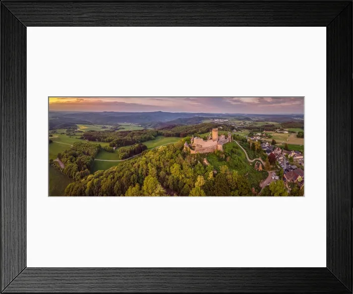 Framed Print : Castle panorama