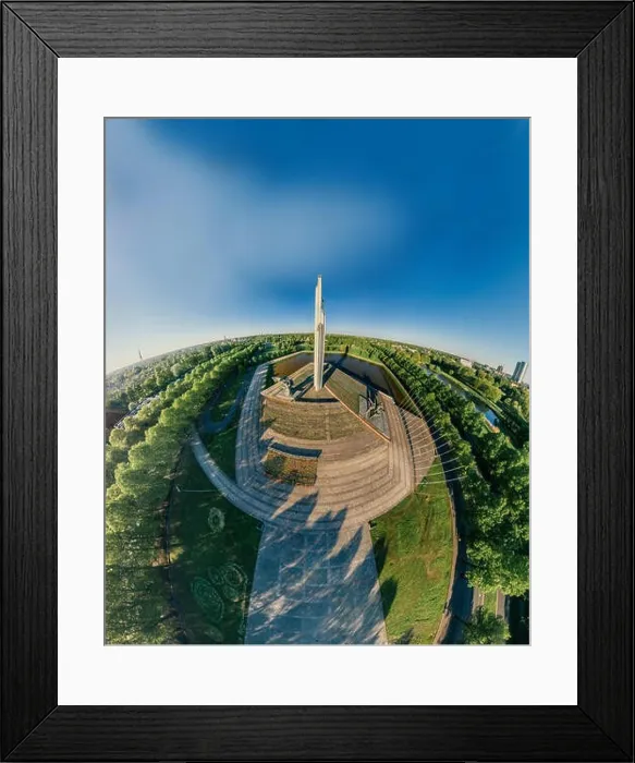 Framed Print : Riga City Monument to liberators The Second World War drone 360 vr view Framed Print : Riga City Monument to liberators The Second World War drone 360 vr view
