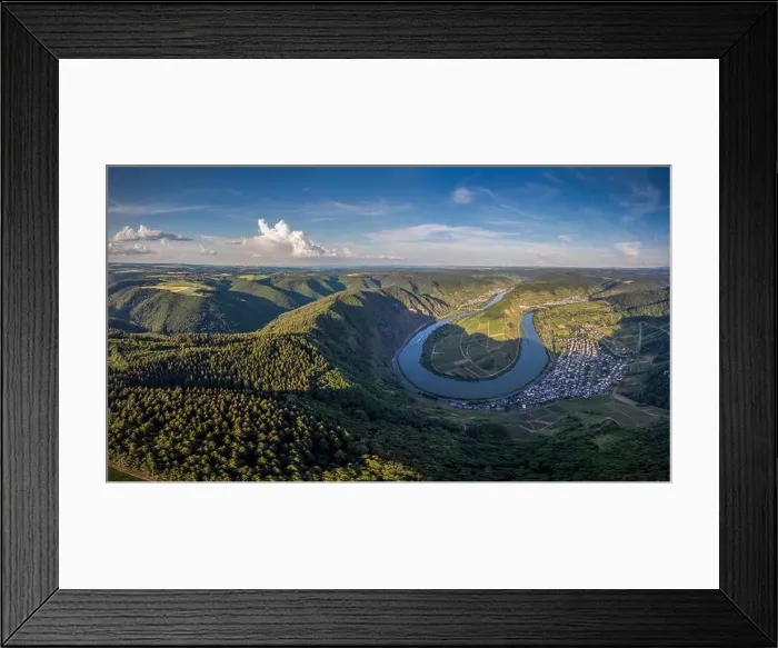 Framed Print : Moselschleife Framed Print : Moselschleife
