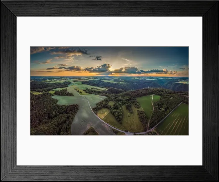 Framed Print : Sunset panorama Framed Print : Sunset panorama