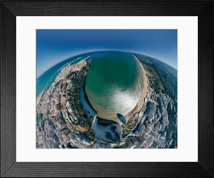 Framed Print : Vieste Apulia City Sea Coastline blue in Italy Drone 360 vr Framed Print : Vieste Apulia City Sea Coastline blue in Italy Drone 360 vr