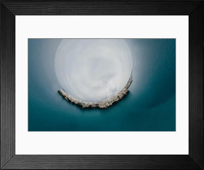 Framed Print : Polignano a Mare Apulia City Sea Coastline and white houses in Italy Drone 360 vr Framed Print : Polignano a Mare Apulia City Sea Coastline and white houses in Italy Drone 360 vr