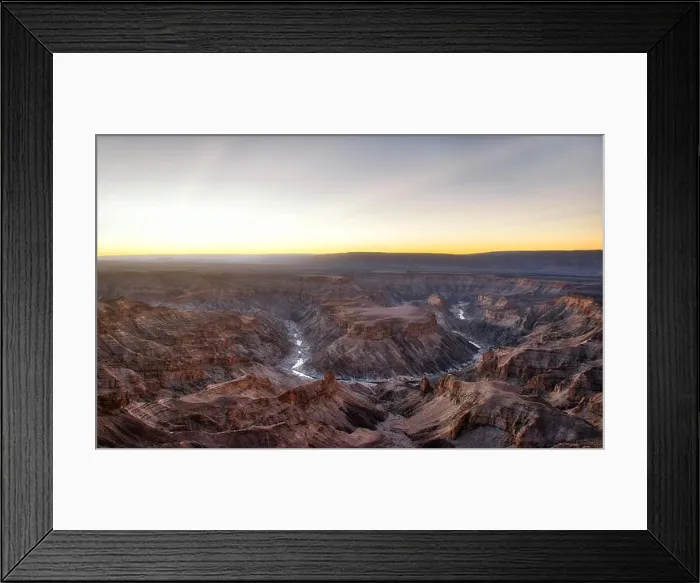 Framed Print : Fish River Canyon in Southern Namibia taken in January 2018 Framed Print : Fish River Canyon in Southern Namibia taken in January 2018