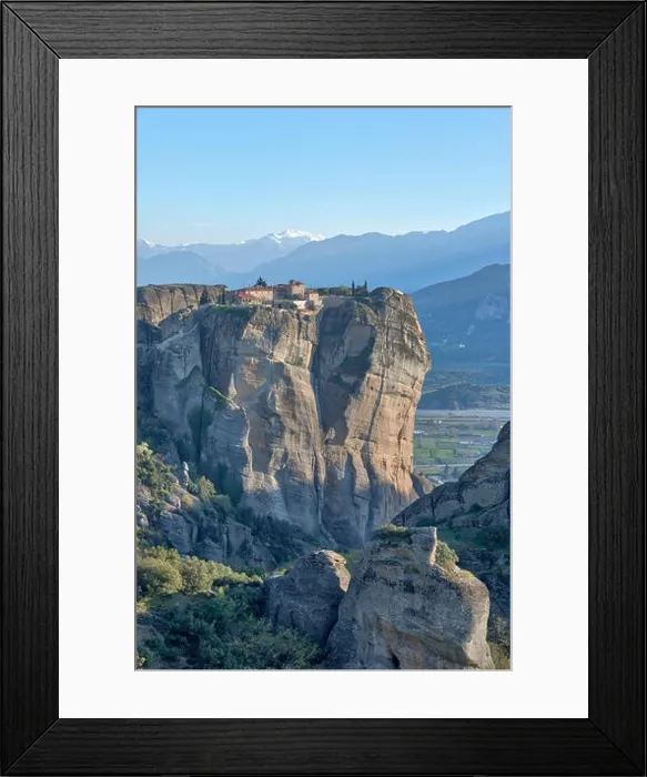 Framed Print : Monastery in Meteora, Northern Greece in Spring 2018 Framed Print : Monastery in Meteora, Northern Greece in Spring 2018