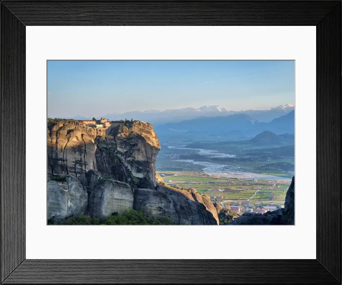 Framed Print : Monastery in Meteora, Northern Greece in Spring 2018 Framed Print : Monastery in Meteora, Northern Greece in Spring 2018