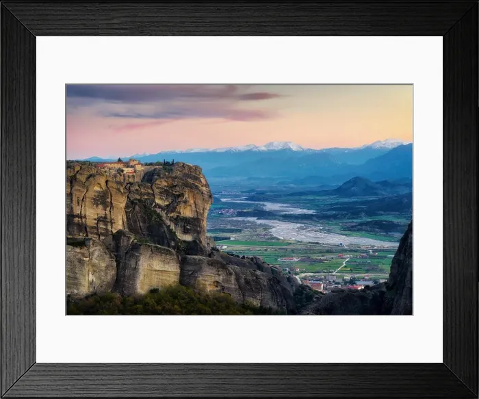 Framed Print : Monastery in Meteora, Northern Greece in Spring 2018 Framed Print : Monastery in Meteora, Northern Greece in Spring 2018
