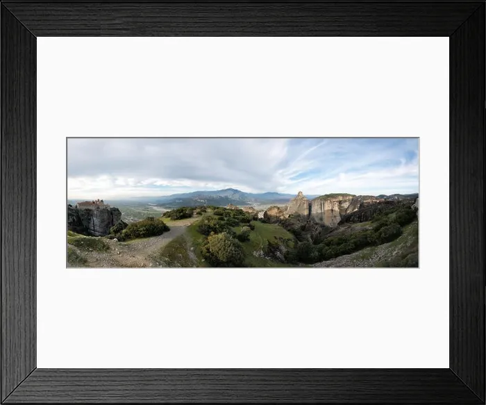 Framed Print : Monastery in Meteora, Northern Greece in Spring 2018 Framed Print : Monastery in Meteora, Northern Greece in Spring 2018
