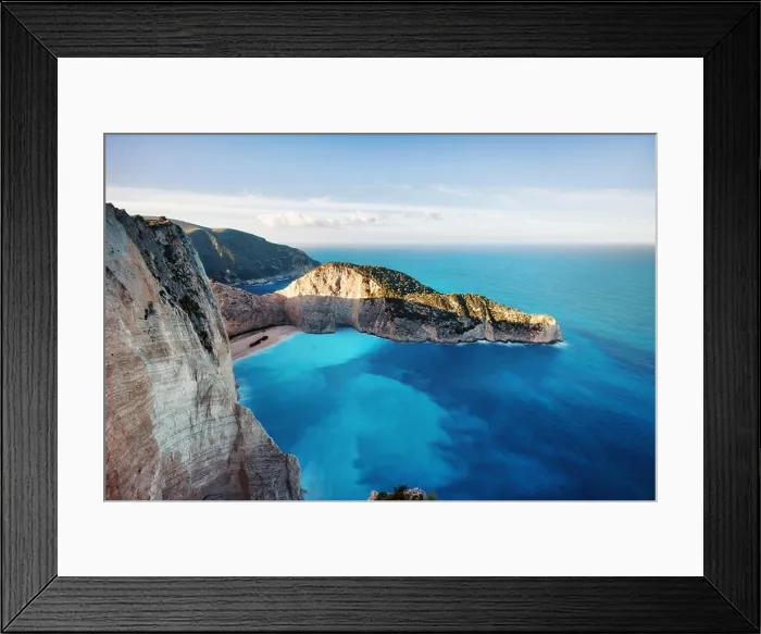 Framed Print : Zakynthos Shipwreck Beach from the Cliffs in Greece taken in Spring 2018 Framed Print : Zakynthos Shipwreck Beach from the Cliffs in Greece taken in Spring 2018
