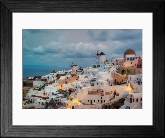 Framed Print : Santorini, Greek Island in the Aegean taken in April 2018 Framed Print : Santorini, Greek Island in the Aegean taken in April 2018