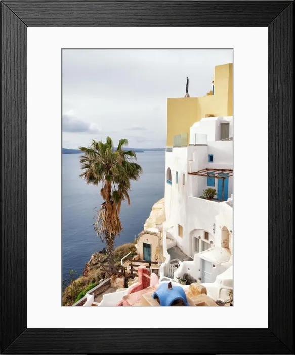 Framed Print : Santorini, Greek Island in the Aegean taken in April 2018 Framed Print : Santorini, Greek Island in the Aegean taken in April 2018