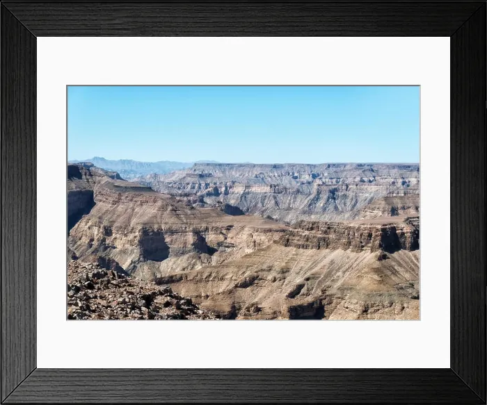 Framed Print : Fish River Canyon in Southern Namibia taken in January 2018 Framed Print : Fish River Canyon in Southern Namibia taken in January 2018