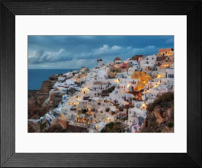 Framed Print : Santorini, Greek Island in the Aegean taken in April 2018 Framed Print : Santorini, Greek Island in the Aegean taken in April 2018
