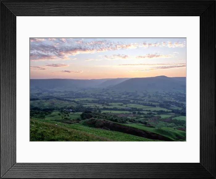 Framed Print : Hiking Path on Mam Top in Peak District during Sunset in 2018 Framed Print : Hiking Path on Mam Top in Peak District during Sunset in 2018
