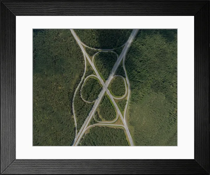 Framed Print : Riga city bridge viaduct Autumn Drone flight Framed Print : Riga city bridge viaduct Autumn Drone flight