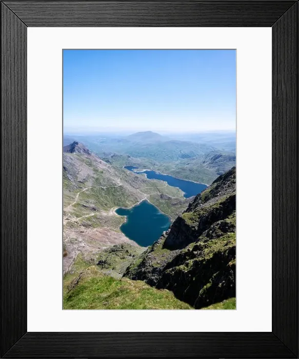 Framed Print : Snowdonia National Park in Northern Wales taken in June 2018