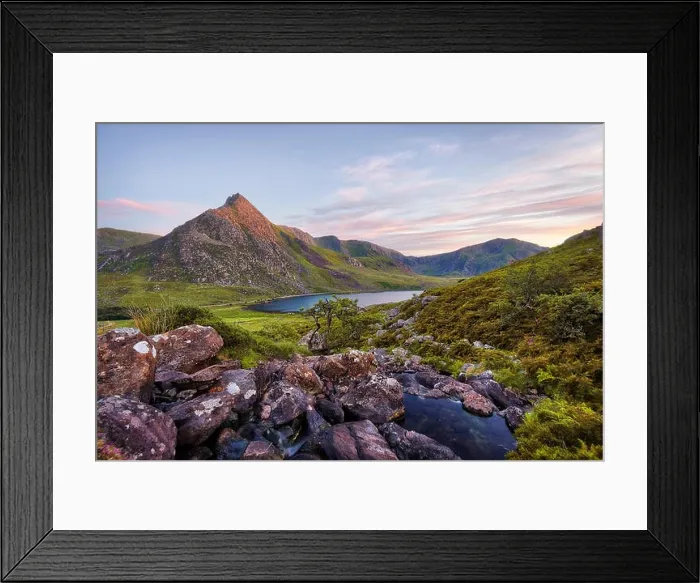 Framed Print : Snowdonia National Park in Northern Wales taken in June 2018