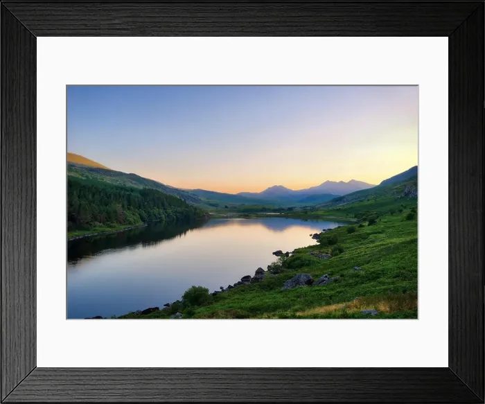 Framed Print : Snowdonia National Park in Northern Wales taken in June 2018