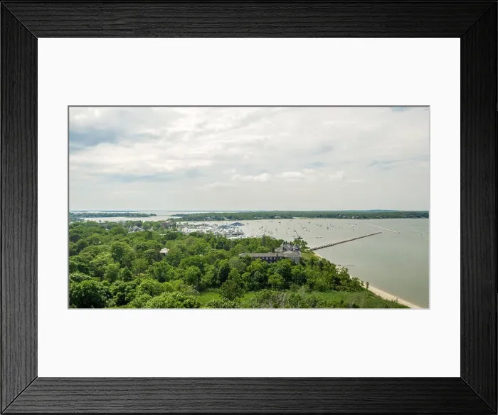 Framed Print : aerial image of Sag Harbor, NY Framed Print : aerial image of Sag Harbor, NY