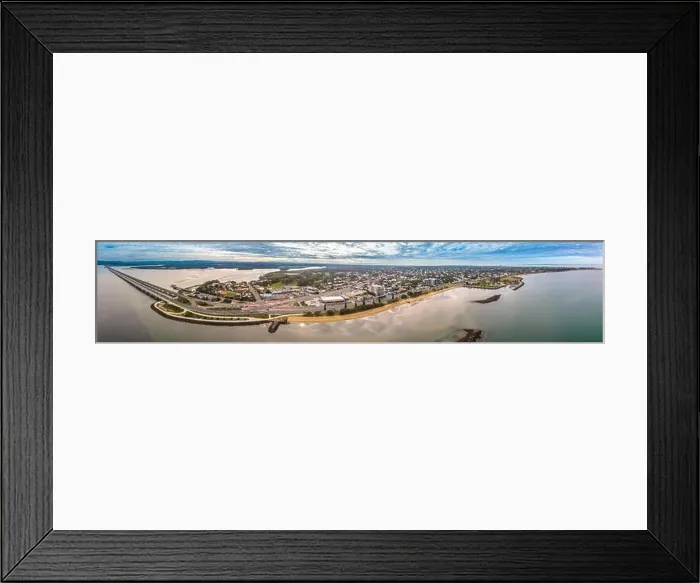 Framed Print : Aerial view of Ted Smout Memorial and Houghton Bridges Framed Print : Aerial view of Ted Smout Memorial and Houghton Bridges