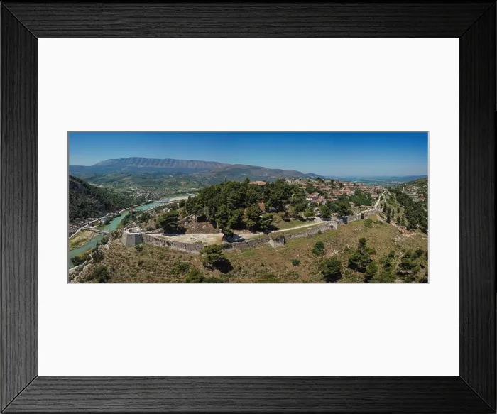 Framed Print : Berat, Albania is a UNESCO World Heritage Site since 2008 Framed Print : Berat, Albania is a UNESCO World Heritage Site since 2008
