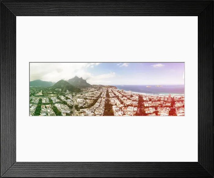 Framed Print : aerial view of park in Barra da tijuca, Rio de janeiro. Drone pov indicates geometric shapes and patterns Framed Print : aerial view of park in Barra da tijuca, Rio de janeiro. Drone pov indicates geometric shapes and patterns