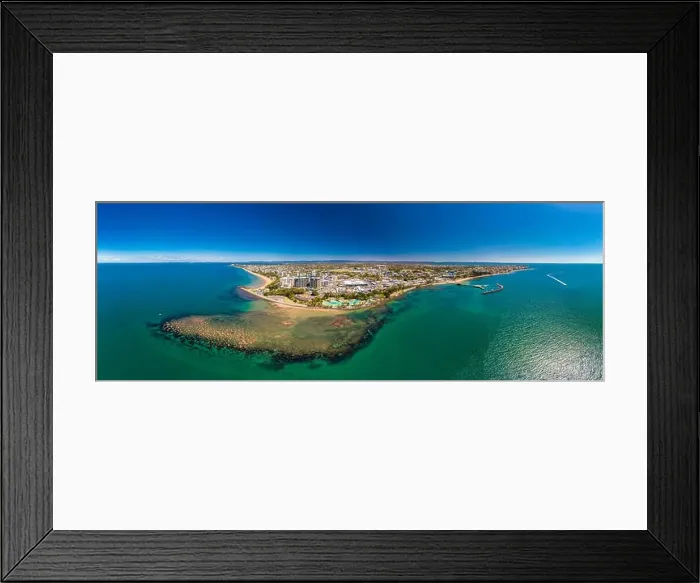 Framed Print : Aerial drone view of Settlement Cove Lagoon, Redcliffe, Brisbane, Australia Framed Print : Aerial drone view of Settlement Cove Lagoon, Redcliffe, Brisbane, Australia