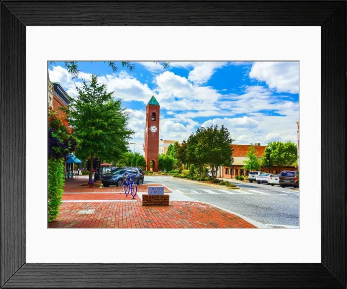 Framed Print : Main Street in Downtown Spartanburg South Carolina SC Framed Print : Main Street in Downtown Spartanburg South Carolina SC