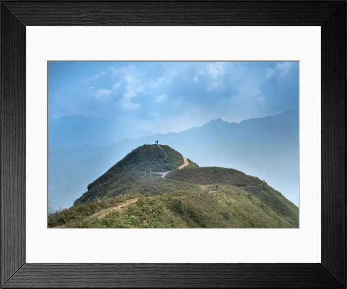 Framed Print : majestic scenery of Ta Xua mountain in Son La province, Vietnam Framed Print : majestic scenery of Ta Xua mountain in Son La province, Vietnam