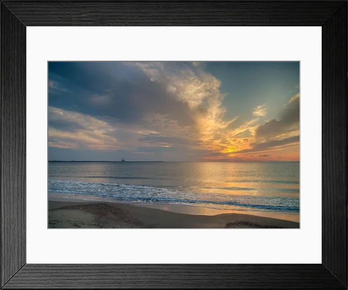 Framed Print : Aerial view above the Black Sea, Romania Framed Print : Aerial view above the Black Sea, Romania