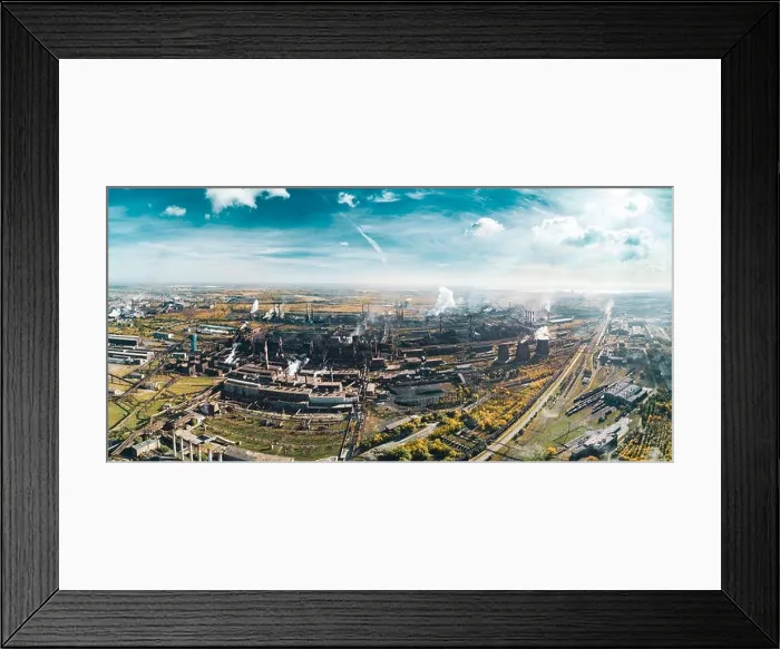 Framed Print : Concept of environmental pollution Framed Print : Concept of environmental pollution