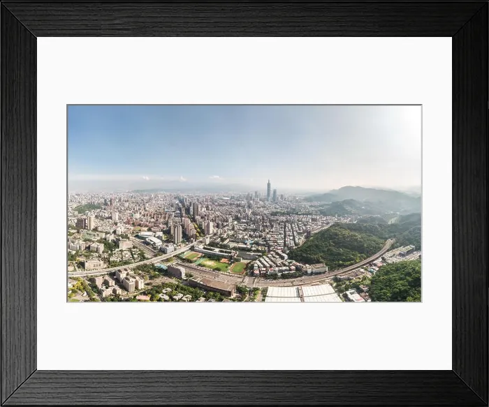 Framed Print : Skyline of taipei city in downtown Taipei, Taiwan Framed Print : Skyline of taipei city in downtown Taipei, Taiwan